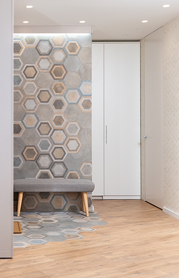 hexagonal tiles